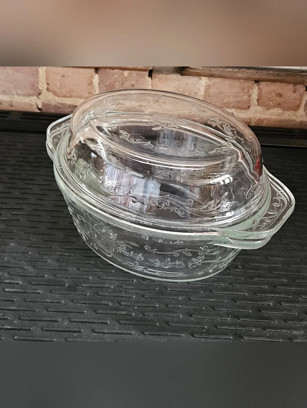Vintage Princess House Fantasia 3-Quart Oval Casserole Dish Set with Lids